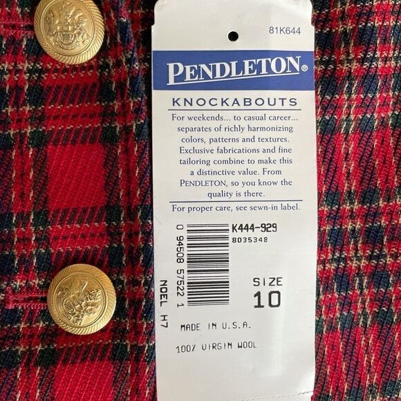 NWT Pendleton Wool Knockabouts Blazer Size 10 - Picture 8 of 8